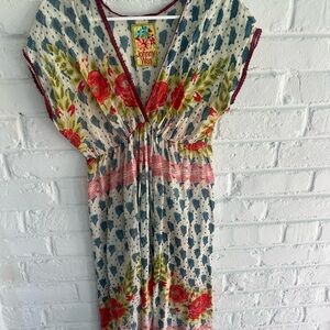 Johnny Was Floral Print Women's Dress - Multicolor